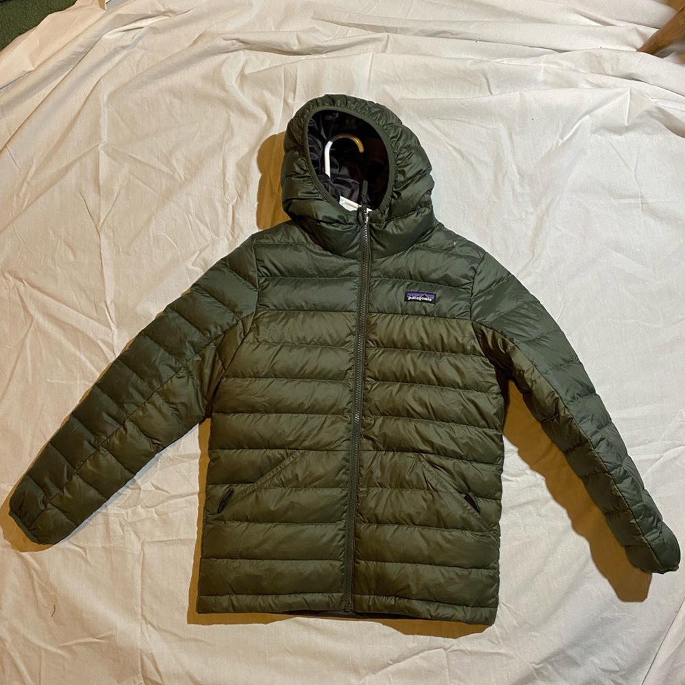 Patagonia Boys Reversible Down Sweater Hoody